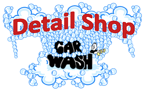 Detail Shop Car Wash Logo